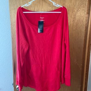 Torrid Active 3x lightweight red sweatshirt